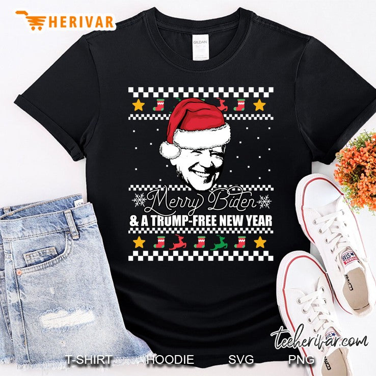 Merry Biden & A Trump-Free New Year Ugly Christmas Sweater