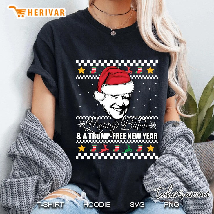 Merry Biden & A Trump-Free New Year Ugly Christmas Sweater