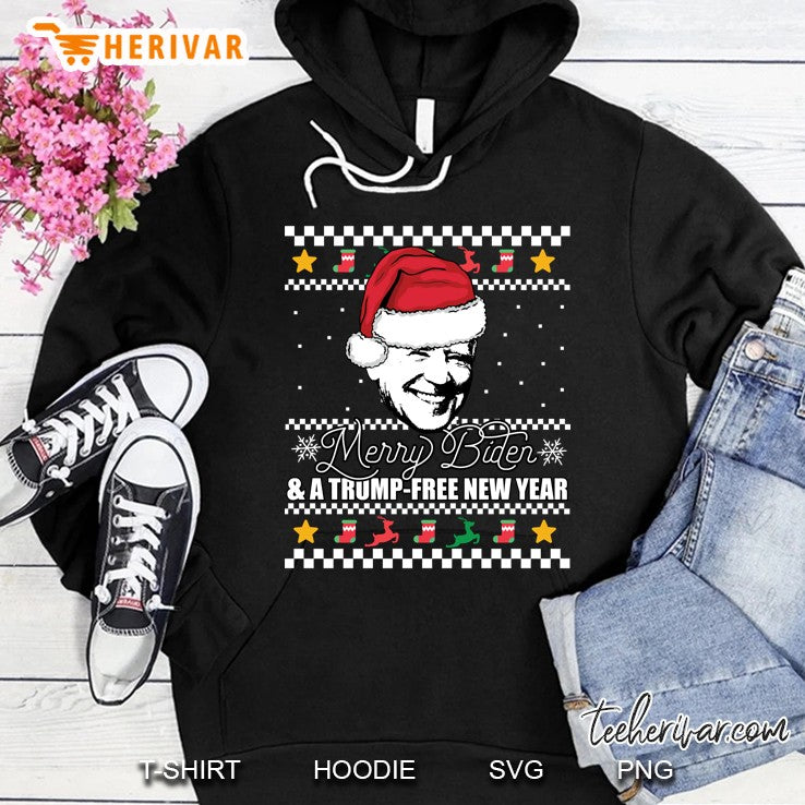 Merry Biden & A Trump-Free New Year Ugly Christmas Sweater