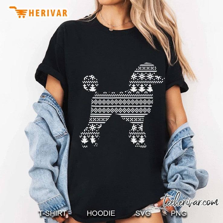 Christmas Ugly Sweater Dogs Poodle