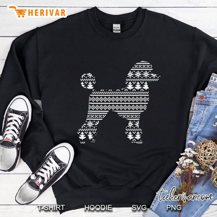 Christmas Ugly Sweater Dogs Poodle