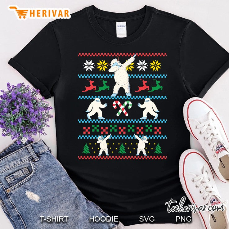Bigfoot Yeti Winter Meme Ugly Christmas Sweater