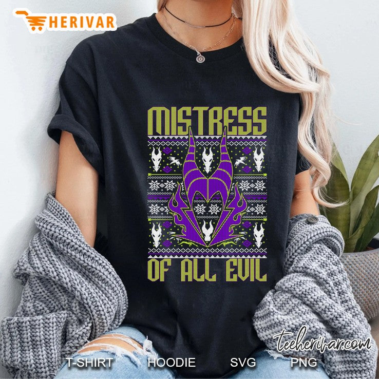 Villains Maleficent Ugly Christmas Sweater Style