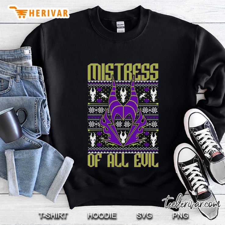 Villains Maleficent Ugly Christmas Sweater Style