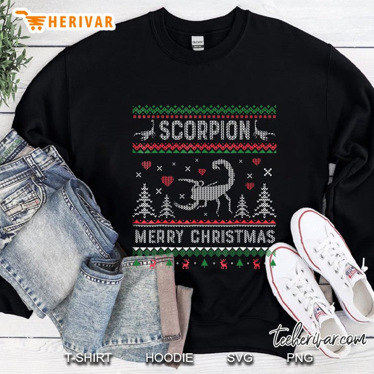 Scorpion Funny Ugly Christmas Sweater Style
