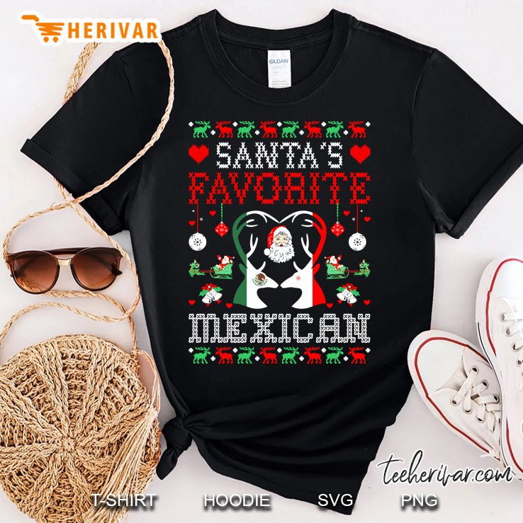 Santa Favorite Mexican Christmas Gift Ugly Sweater