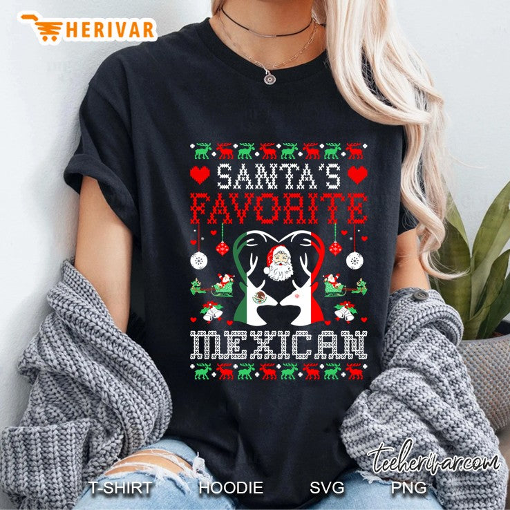 Santa Favorite Mexican Christmas Gift Ugly Sweater