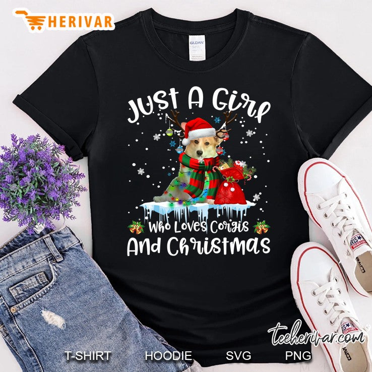 Just A Girl Who Loves Corgi And Christmas Ugly Sweater