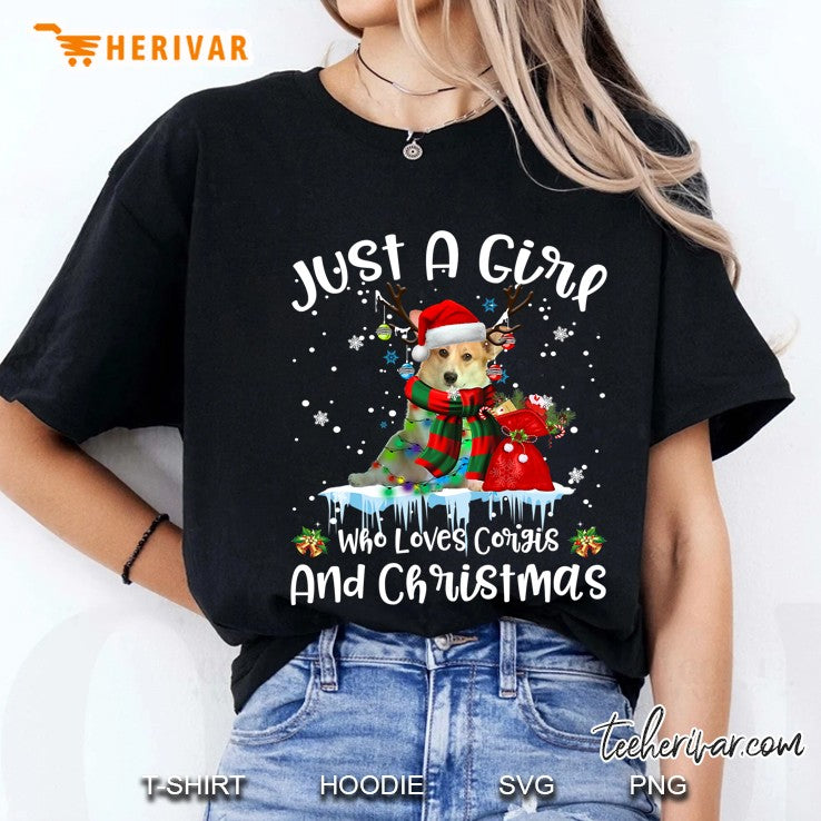 Just A Girl Who Loves Corgi And Christmas Ugly Sweater