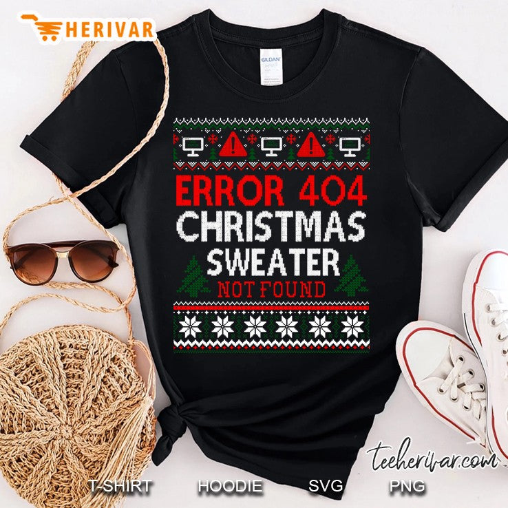 Ugly Sweater Not Found Error 404 Computer Christmas