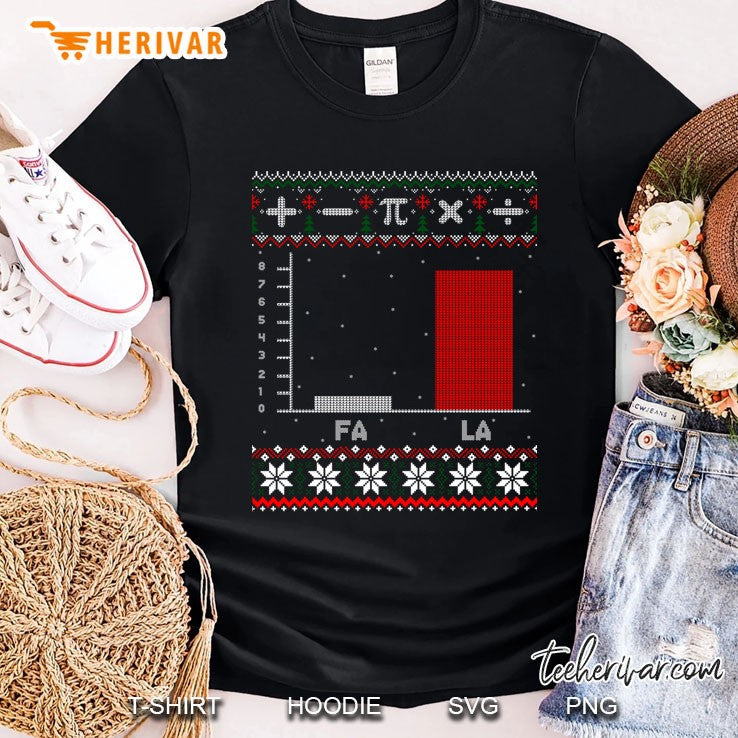 Fa La Mathematics Graph Christmas Ugly Sweater
