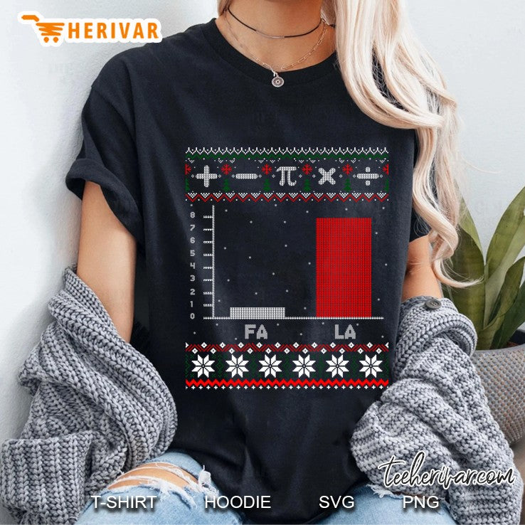 Fa La Mathematics Graph Christmas Ugly Sweater