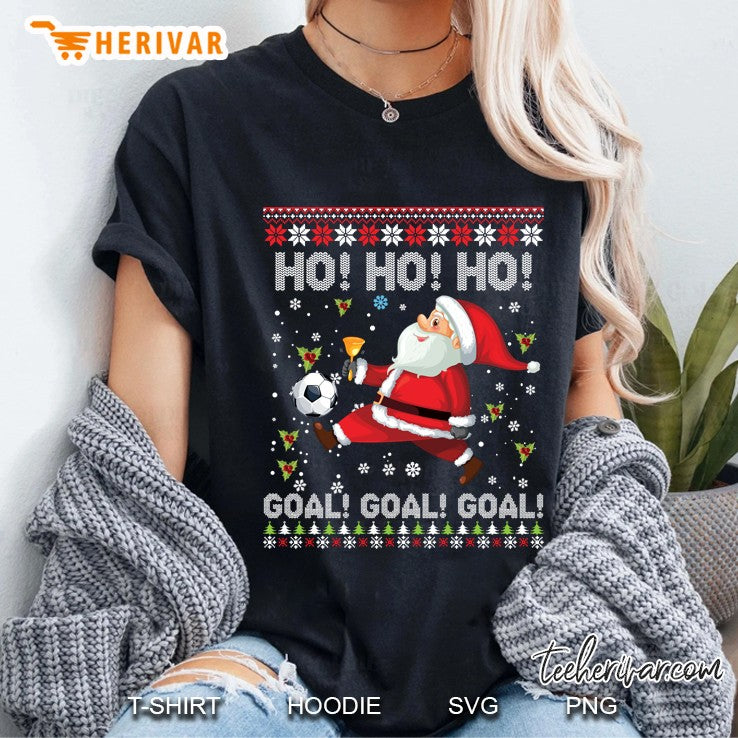 Dabbing Christmas Soccer Ho Santa Elf Ugly Sweater Merry