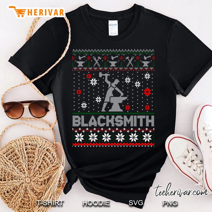 Blacksmith Lover Christmas Ugly Sweater