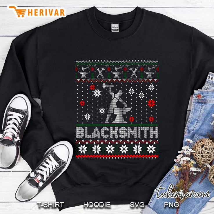 Blacksmith Lover Christmas Ugly Sweater
