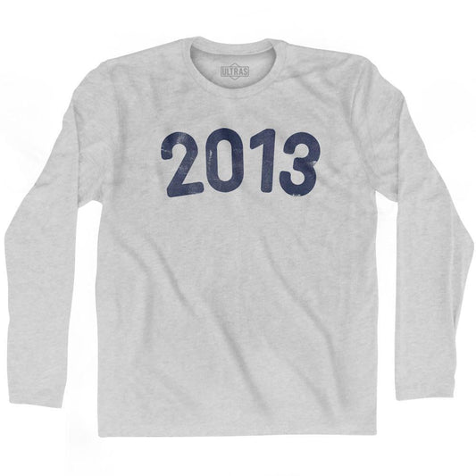 2013 Year Celebration Adult Cotton Long Sleeve T-shirt