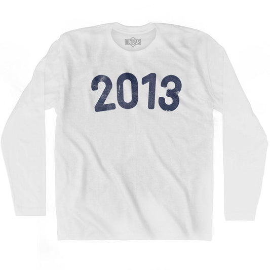 2013 Year Celebration Adult Cotton Long Sleeve T-shirt Style001