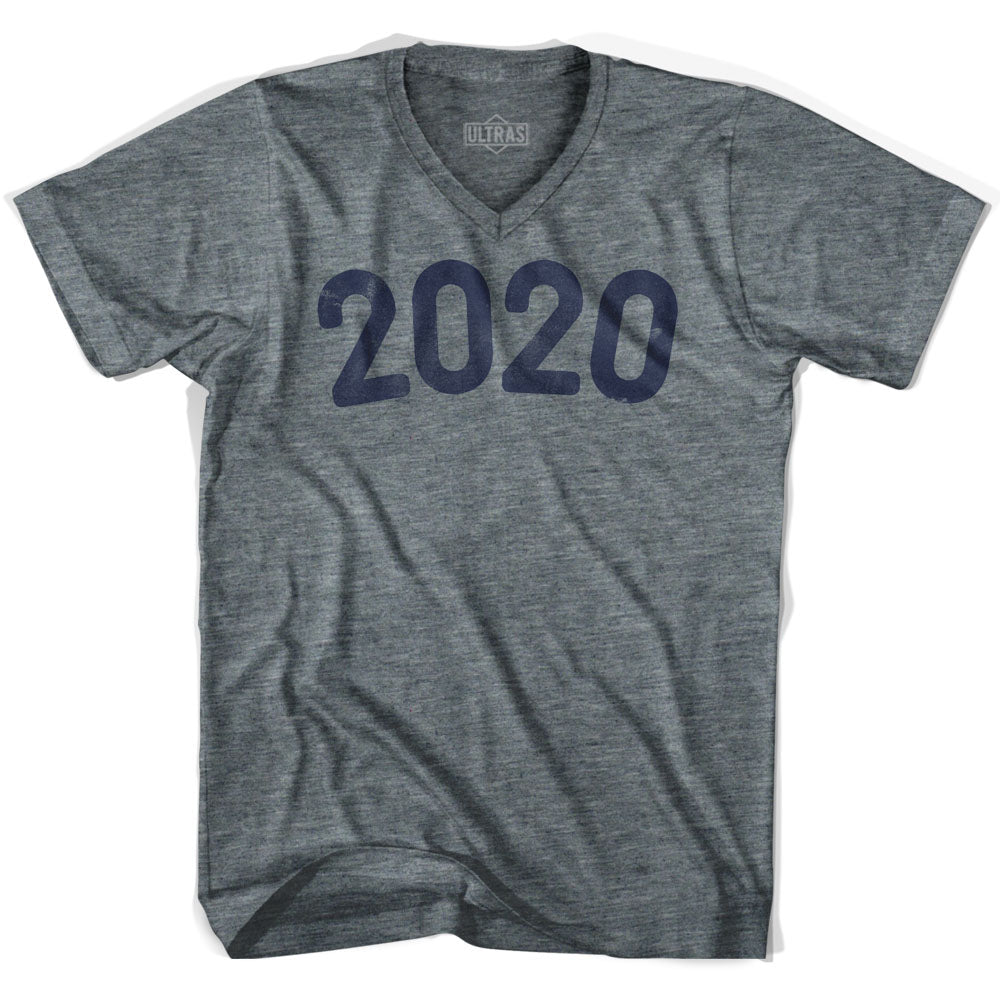 2020 Year Celebration Adult Tri-Blend V-neck T-shirt