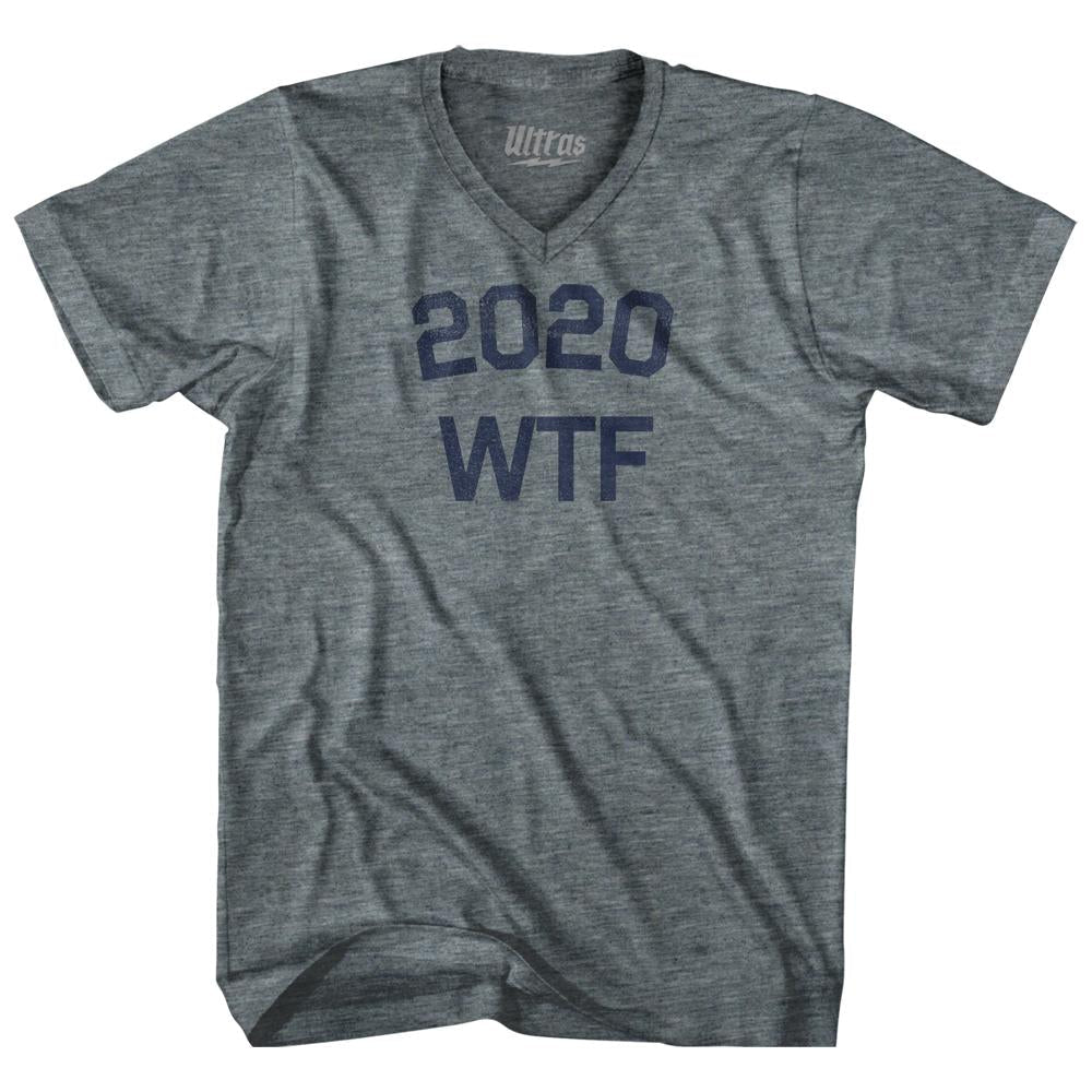 2020 Wtf Tri-Blend V-Neck Womens Junior Cut T-Shirt