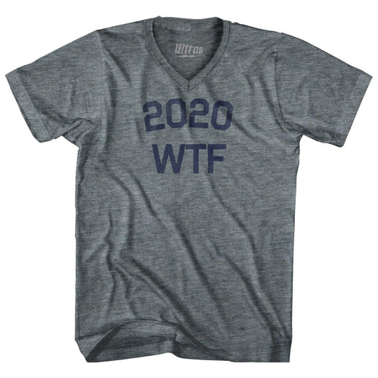 2020 Wtf Tri-Blend V-Neck Womens Junior Cut T-Shirt