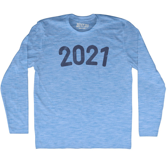 2021 Year Celebration Adult Tri-Blend Long Sleeve T-shirt Style004