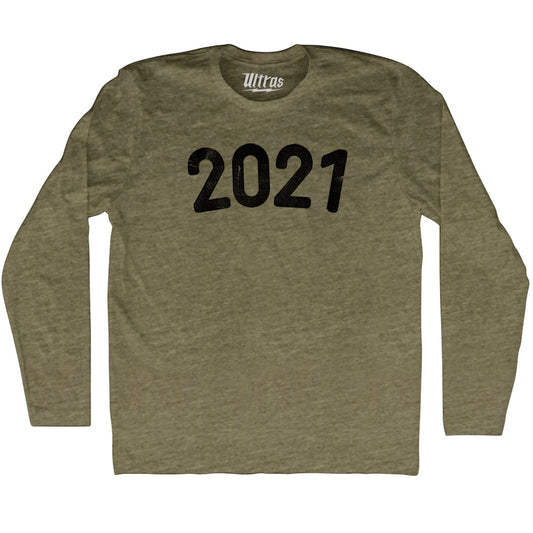 2021 Year Celebration Adult Tri-Blend Long Sleeve T-shirt