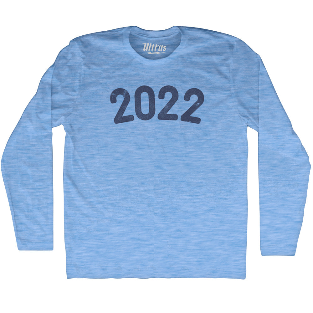 2022 Year Celebration Adult Tri-Blend Long Sleeve T-shirt Style004