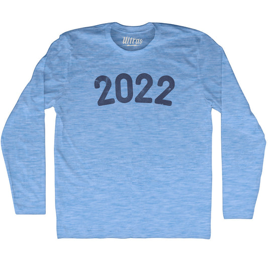 2022 Year Celebration Adult Tri-Blend Long Sleeve T-shirt Style004