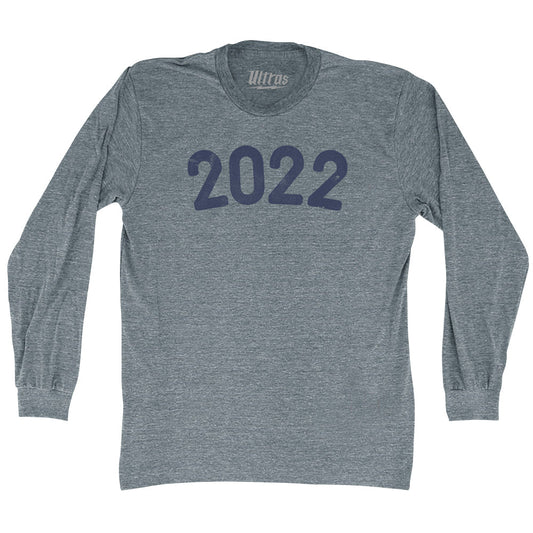 2022 Year Celebration Adult Tri-Blend Long Sleeve T-shirt Style002