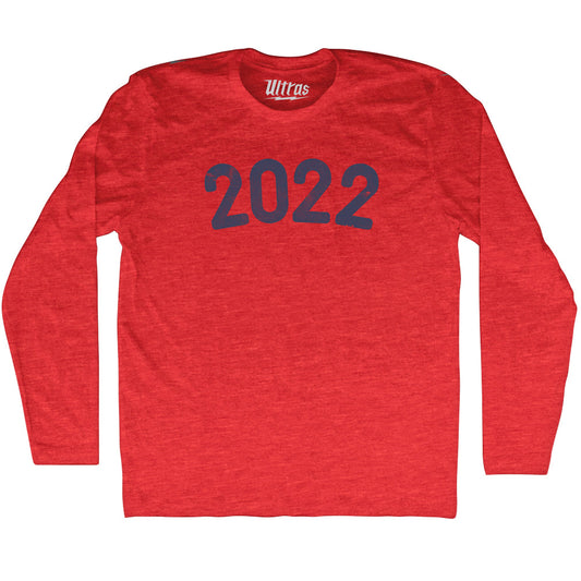 2022 Year Celebration Adult Tri-Blend Long Sleeve T-shirt Style001