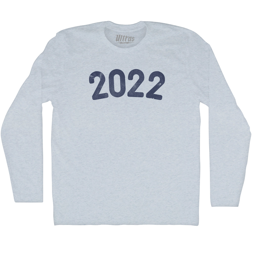 2022 Year Celebration Adult Tri-Blend Long Sleeve T-shirt Style003