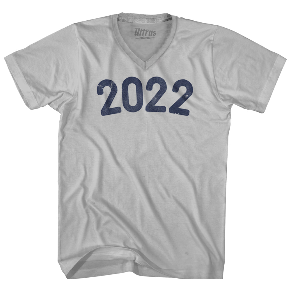 2022 Year Celebration Adult Tri-Blend V-neck T-shirt Style005