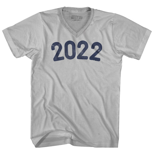 2022 Year Celebration Adult Tri-Blend V-neck T-shirt Style005