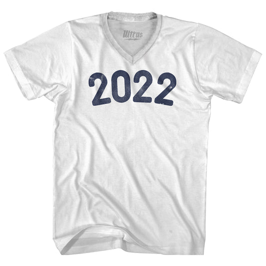 2022 Year Celebration Adult Tri-Blend V-neck T-shirt Style006
