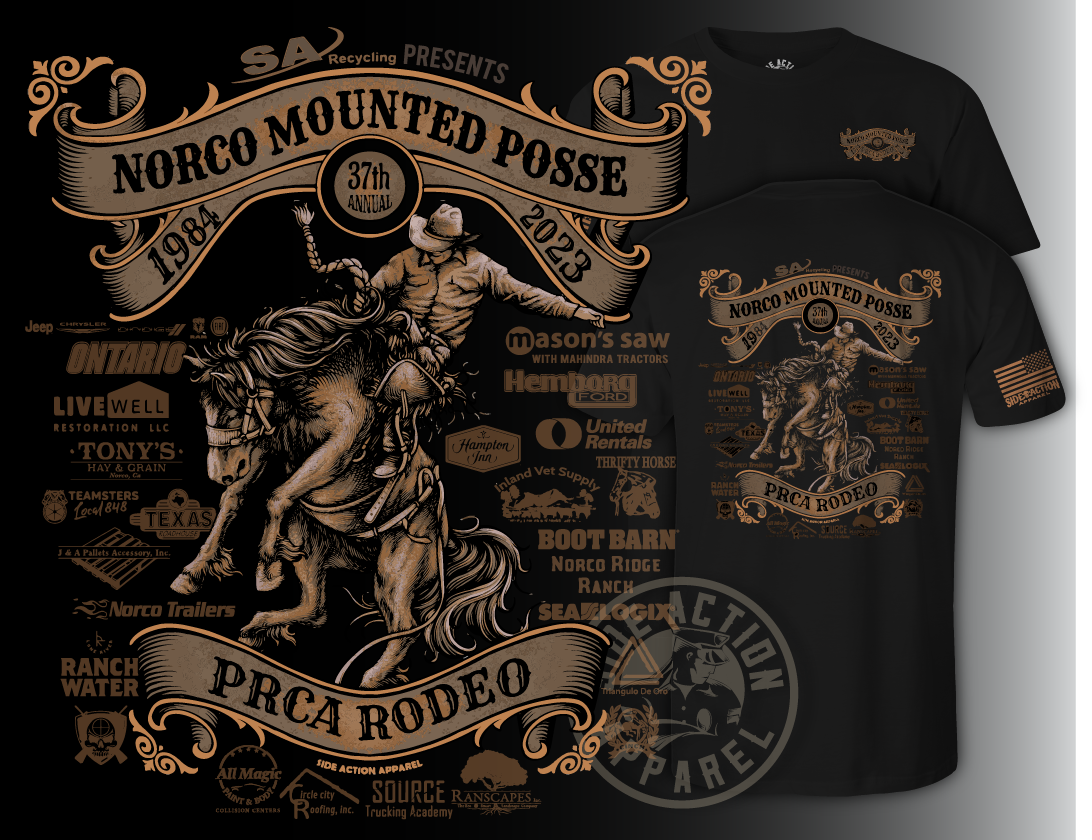 2023 Norco Mounted Posse PRCA Rodeo Event Shirt