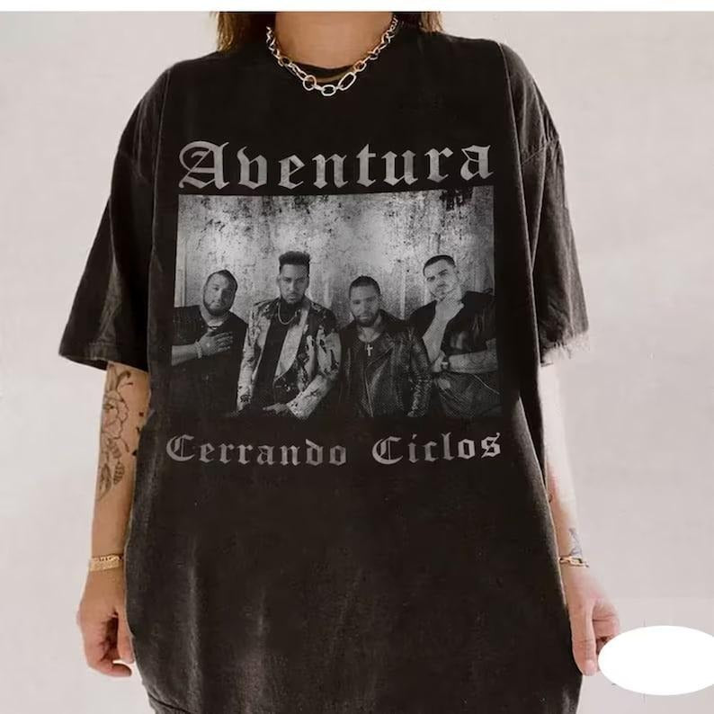 2024 Aventura Tour Concert, Bachata, Cerrando Ciclos Sweatshirt T-Shirts, Hoodie | UrbanDripWear.com