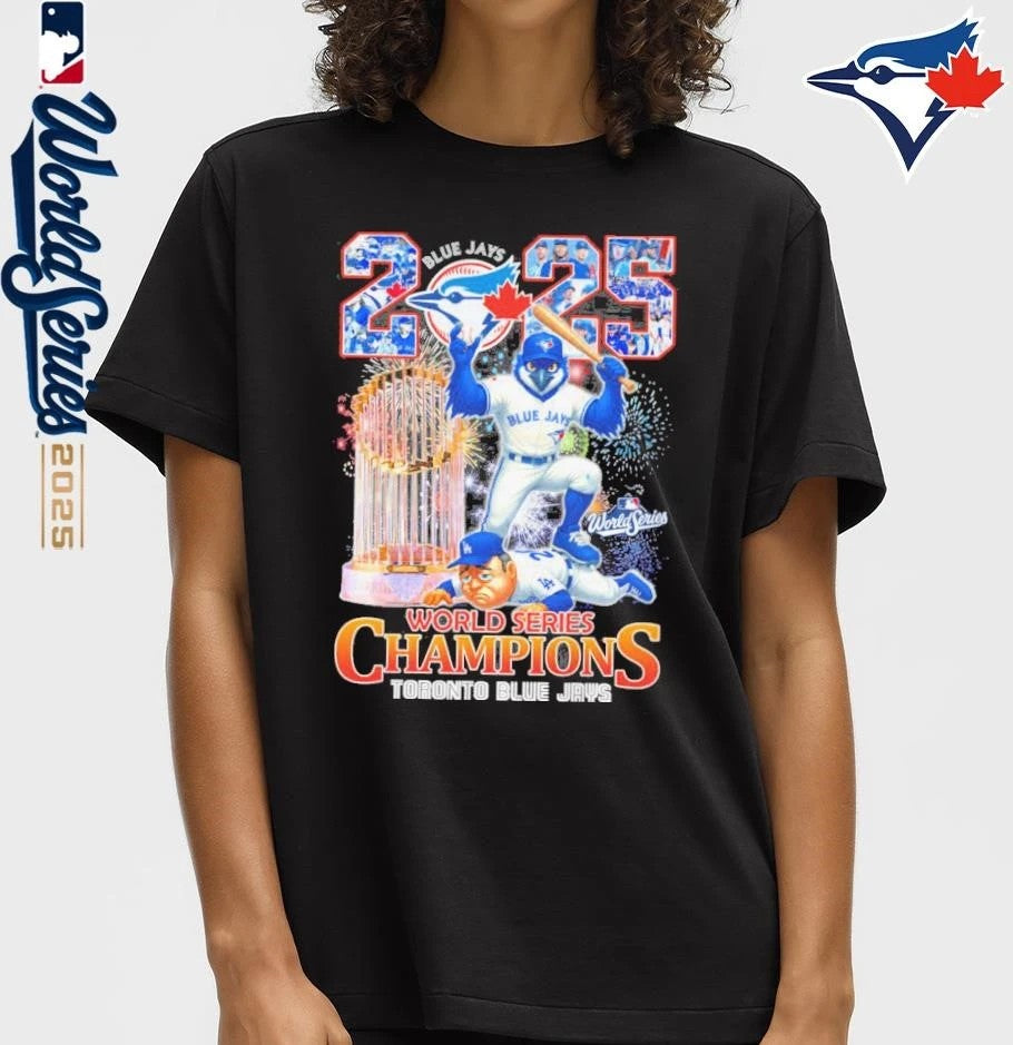 2025 World Series Champions Toronto Blue Jays Mascot T-Shirt