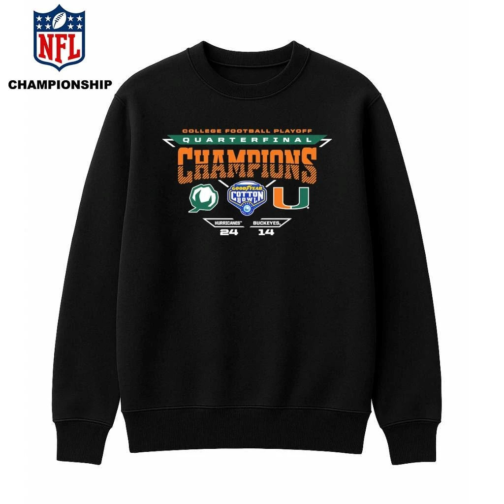 2025 Cotton Bowl Miami Champs Shirt