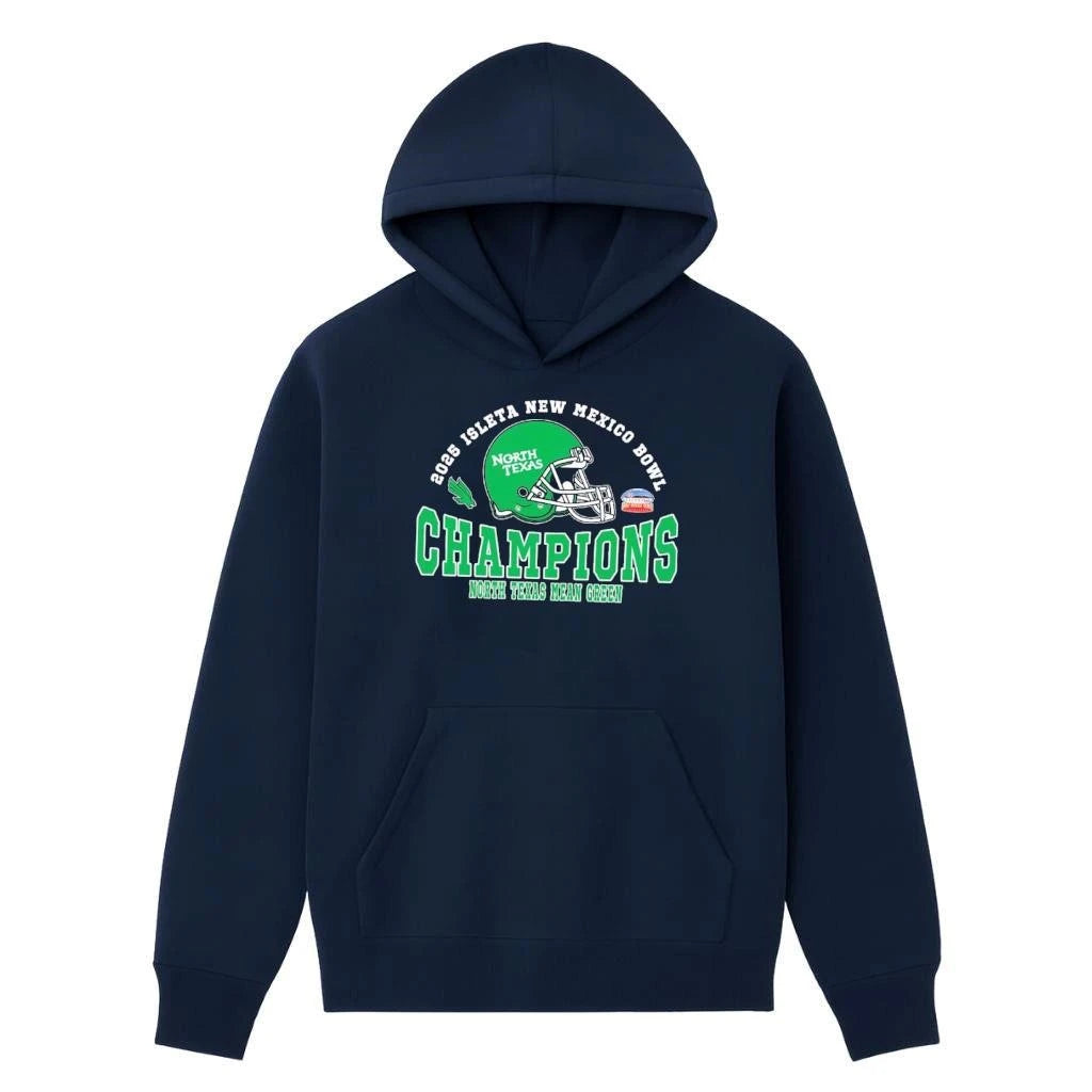 2025 New Mexico Bowl Champions North Texas Mean Green Football The Champions 2025 Isleta New Mexico Bowl Shirt