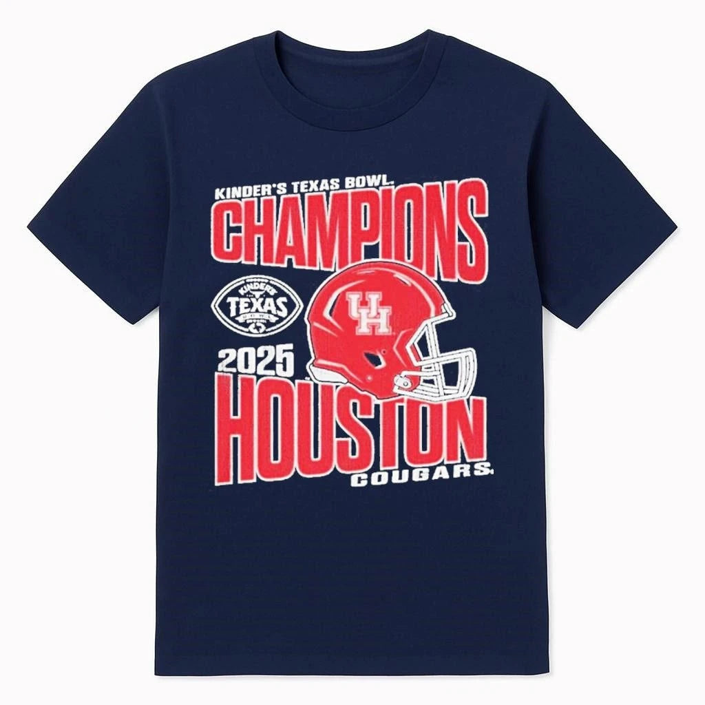 2025 University Of Houston Cougars Football Texas Bowl Champions Vintage Shirt