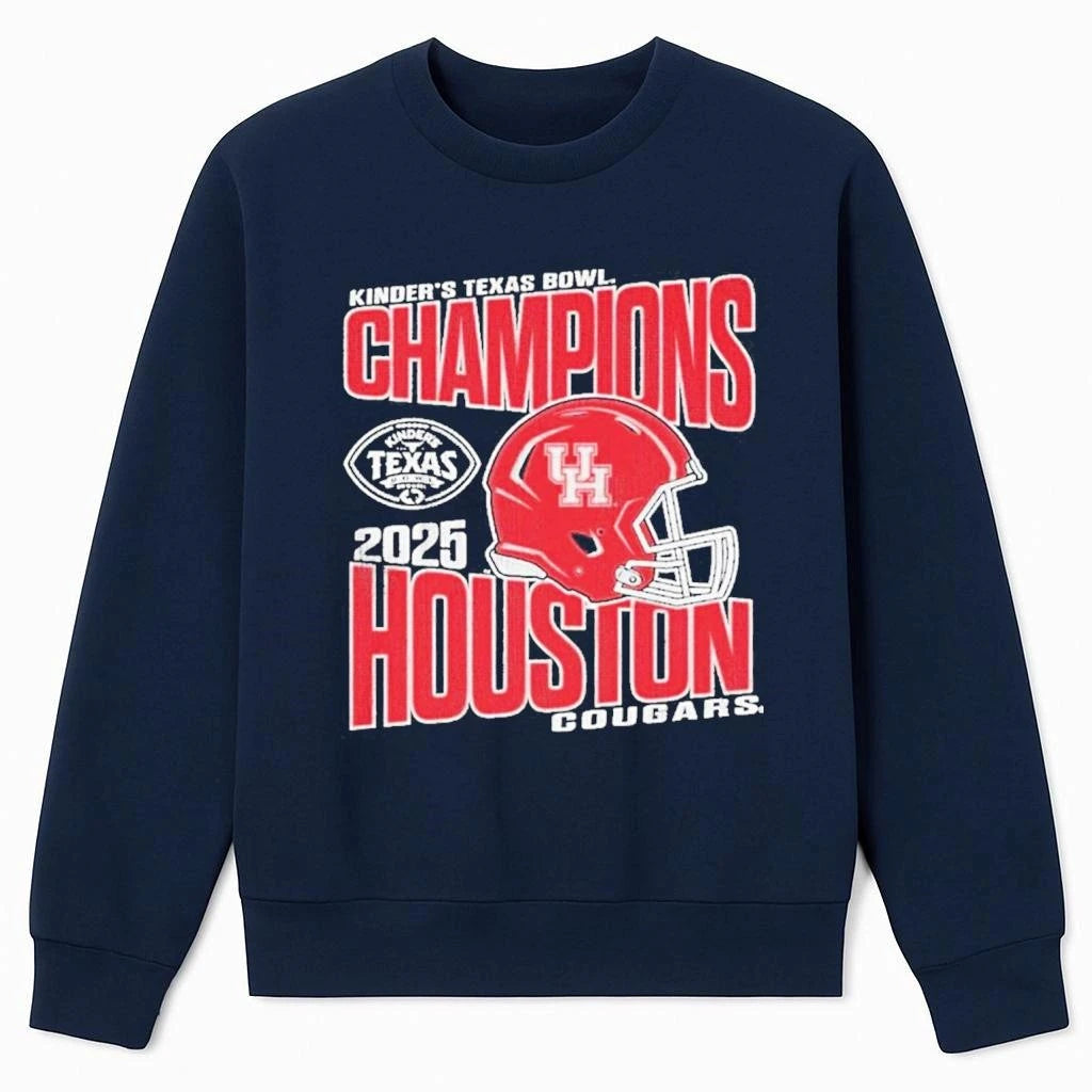 2025 University Of Houston Cougars Football Texas Bowl Champions Vintage Shirt