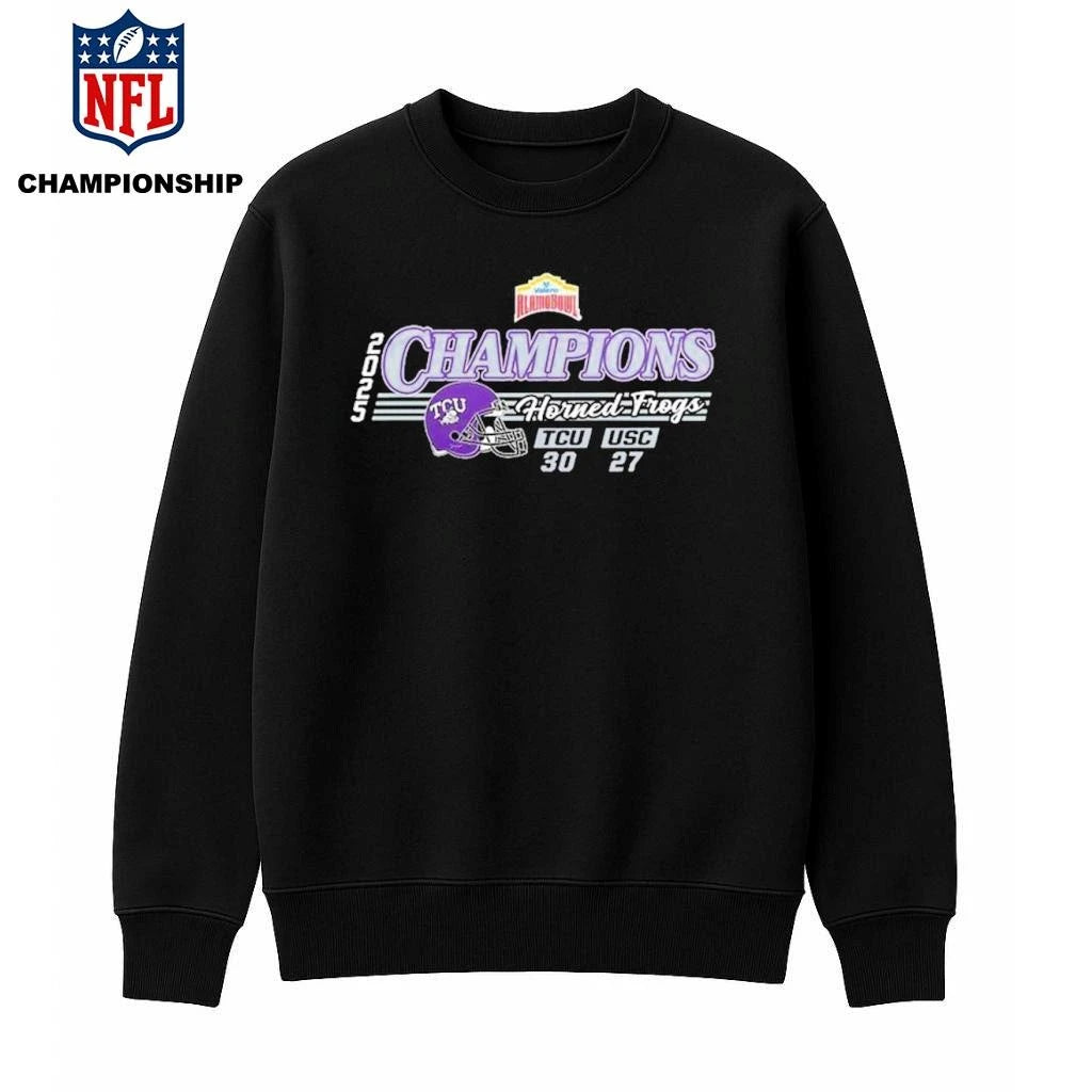 2025 Valero Alamo Bowl Champions TCU Horned Frogs Shirt