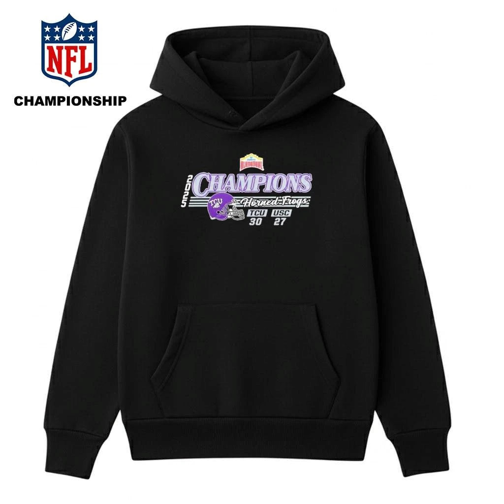 2025 Valero Alamo Bowl Champions TCU Horned Frogs Shirt