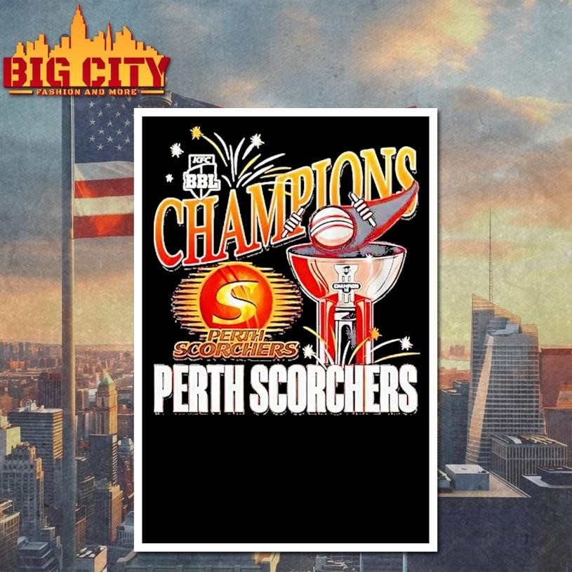 2026 Big Bash League Champions Trophy Perth Scorchers Shirt