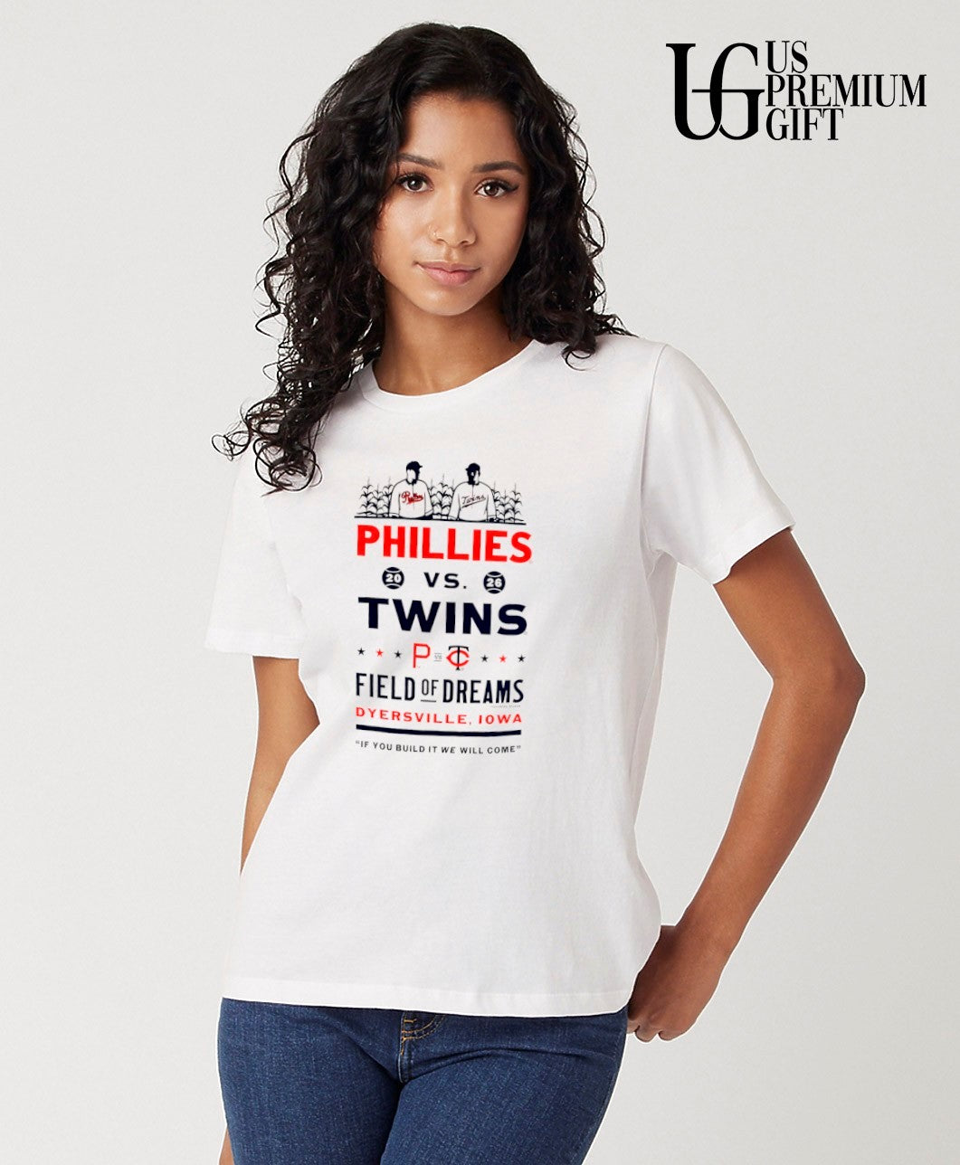2026 Field of Dreams Game Philadelphia Phillies and Minnesota Twins if you build it we will come shirt