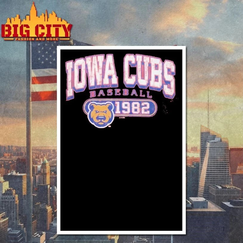 2026 Iowa Cubs Baseball 1982 Giveaway T-shirt