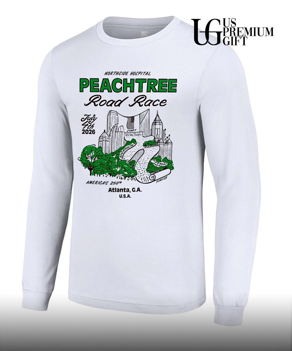 2026 Peachtree Road Race We The Peaches Dyan Szall Atlanta Finisher shirt