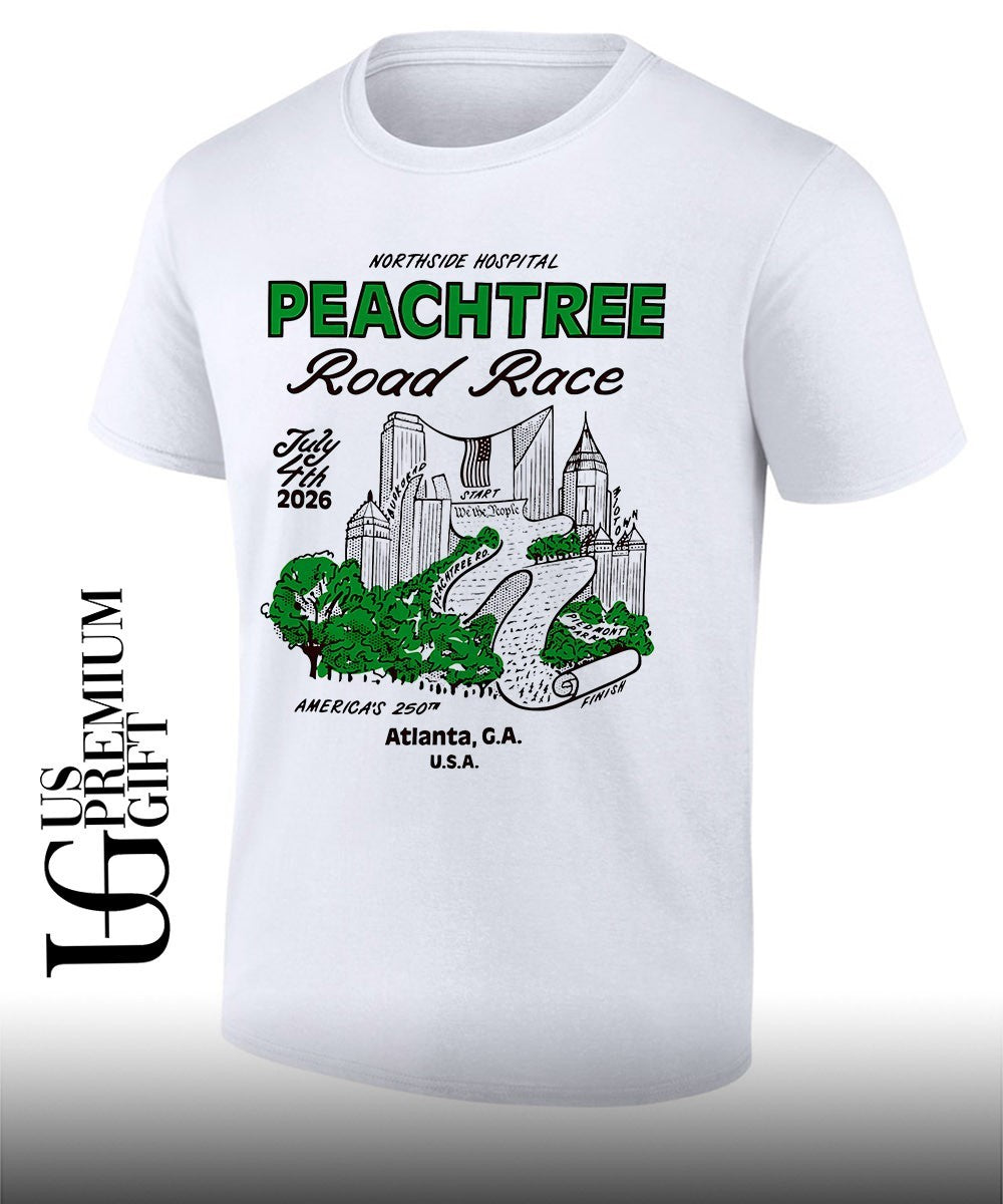 2026 Peachtree Road Race We The Peaches Dyan Szall Atlanta Finisher shirt