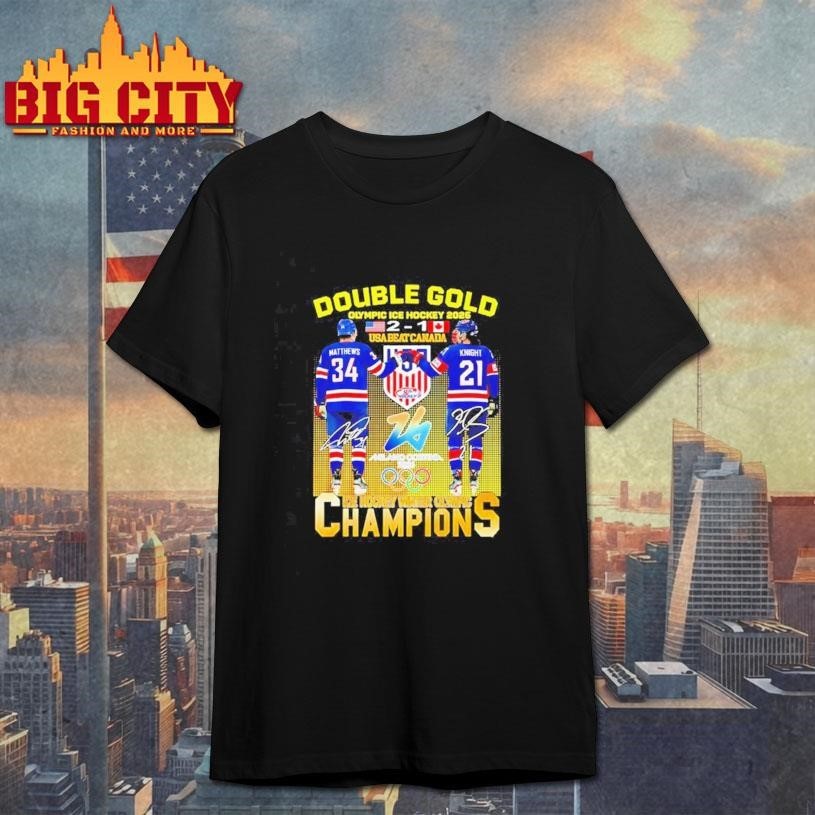 2026 Winter Olympics USA Men’s & Women’s Ice Hockey Champions Shirt