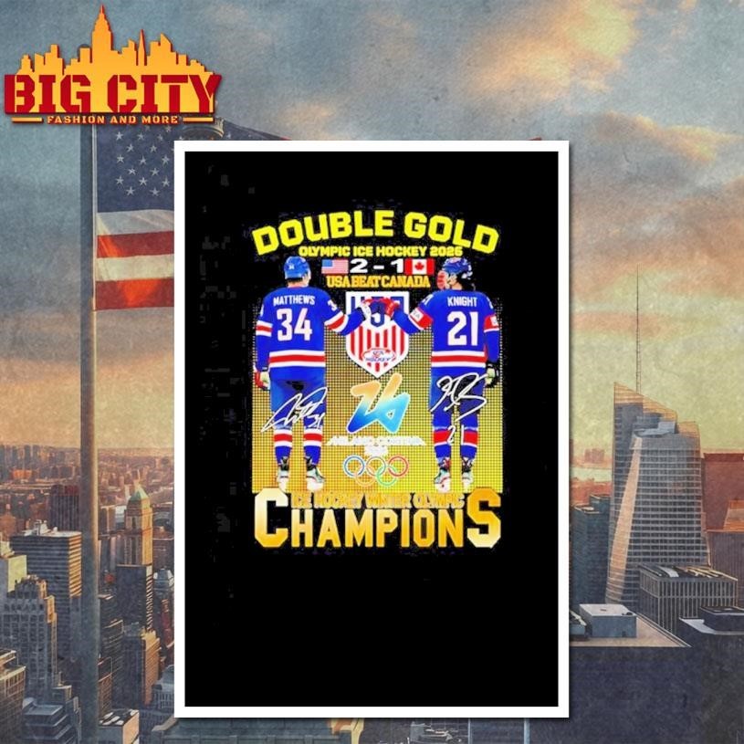 2026 Winter Olympics USA Men’s & Women’s Ice Hockey Champions Shirt